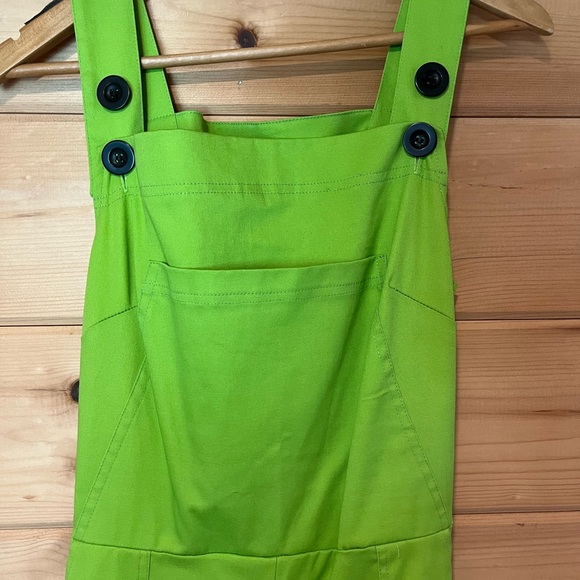 Nooworks NWT solid neon green color overall - Picture 4 of 4